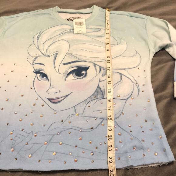 Disney Frozen Elsa embellished knit top Size Small Hot Topic - Picture 6 of 7
